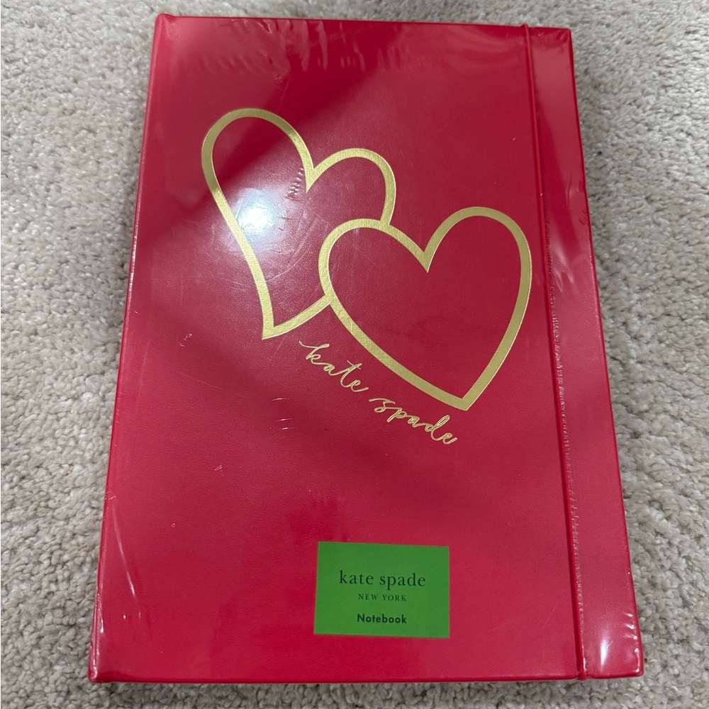 Kate Spade Heart Notebook / Red Notebook - Picture 2 of 4